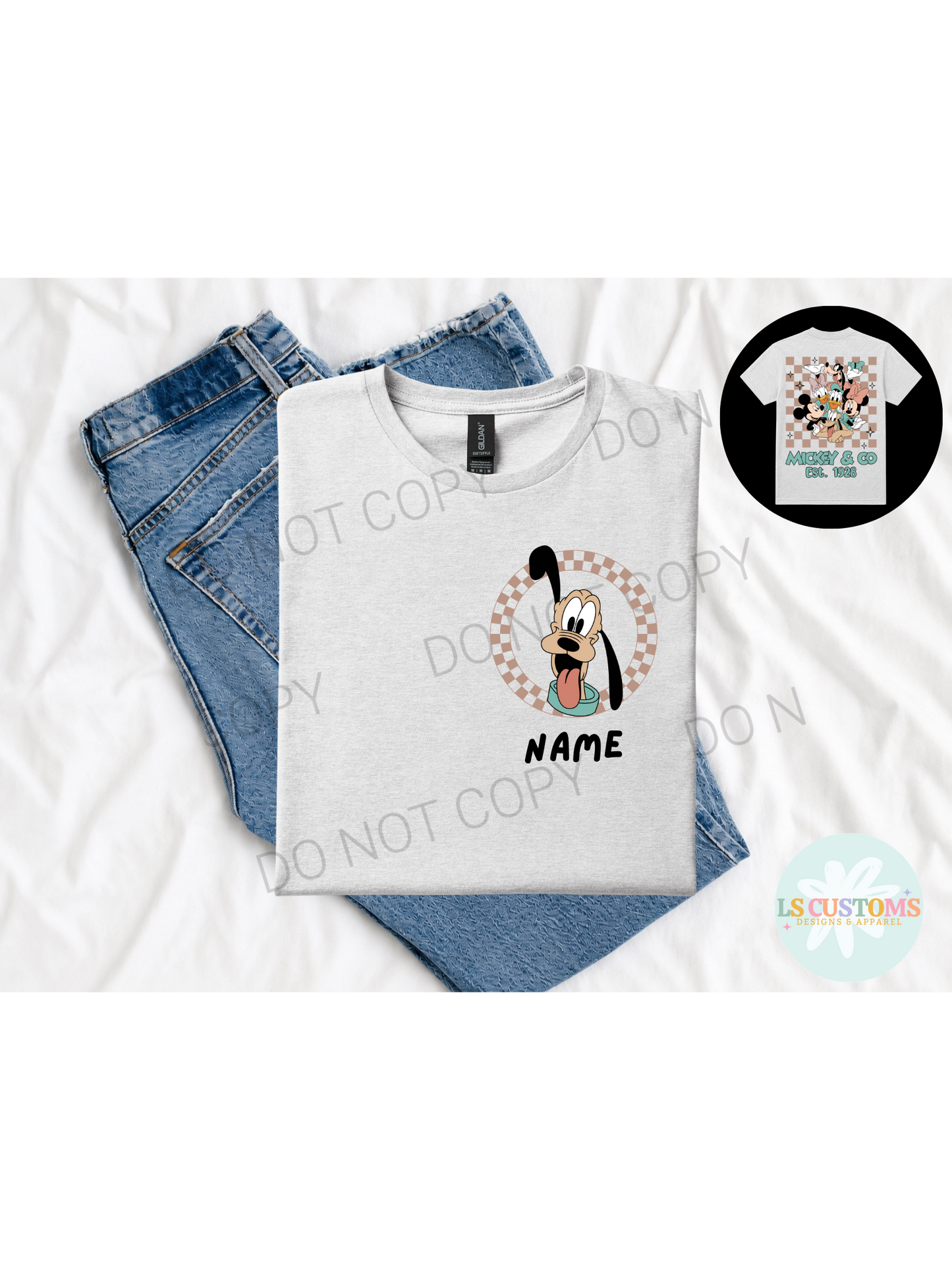 Mickey and Friends Custom Name