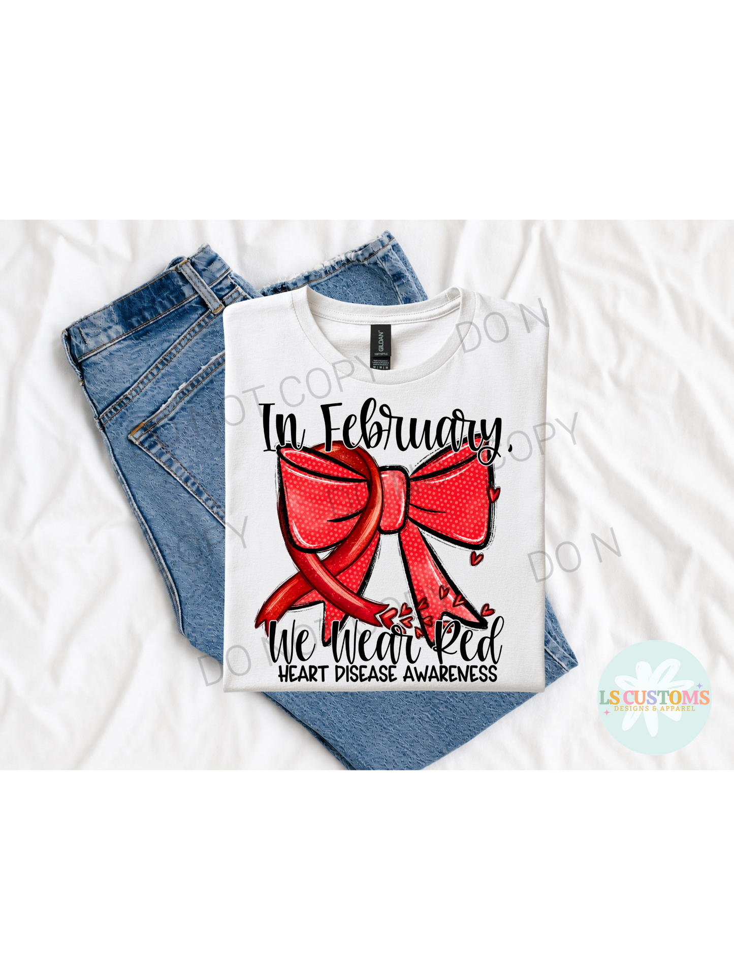 Heart Disease Awareness: 2 Color Options