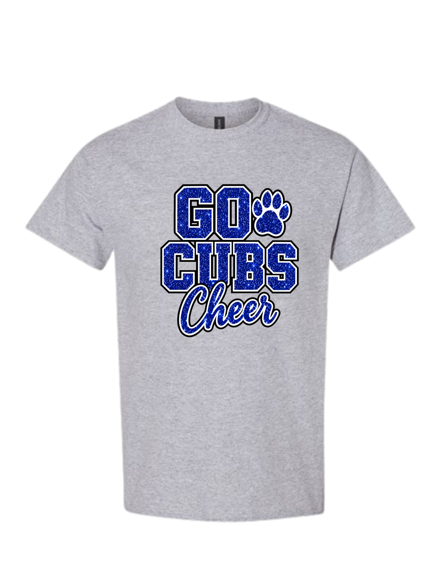 Design #5: Faux Glitter Go Cubs