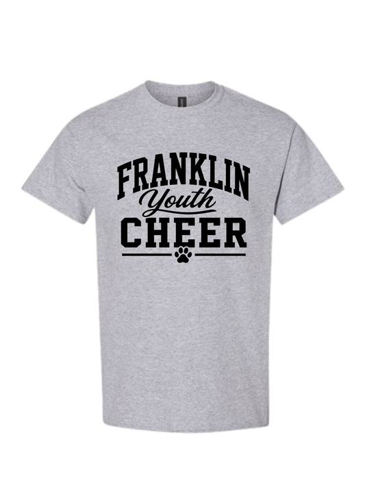 Design #1: Black Franklin Youth Cheer