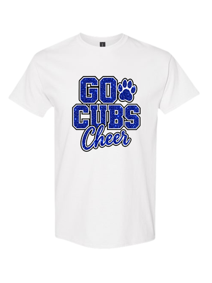 Design #5: Faux Glitter Go Cubs