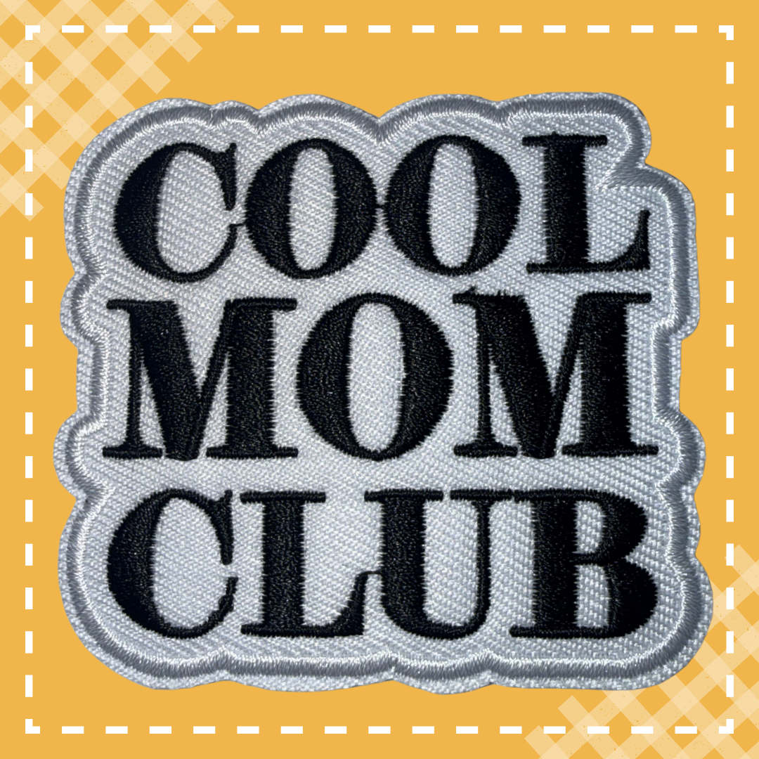 Cool Mom Club Patch: White