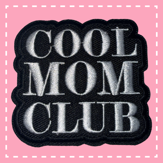 Cool Mom Club Patch: Black