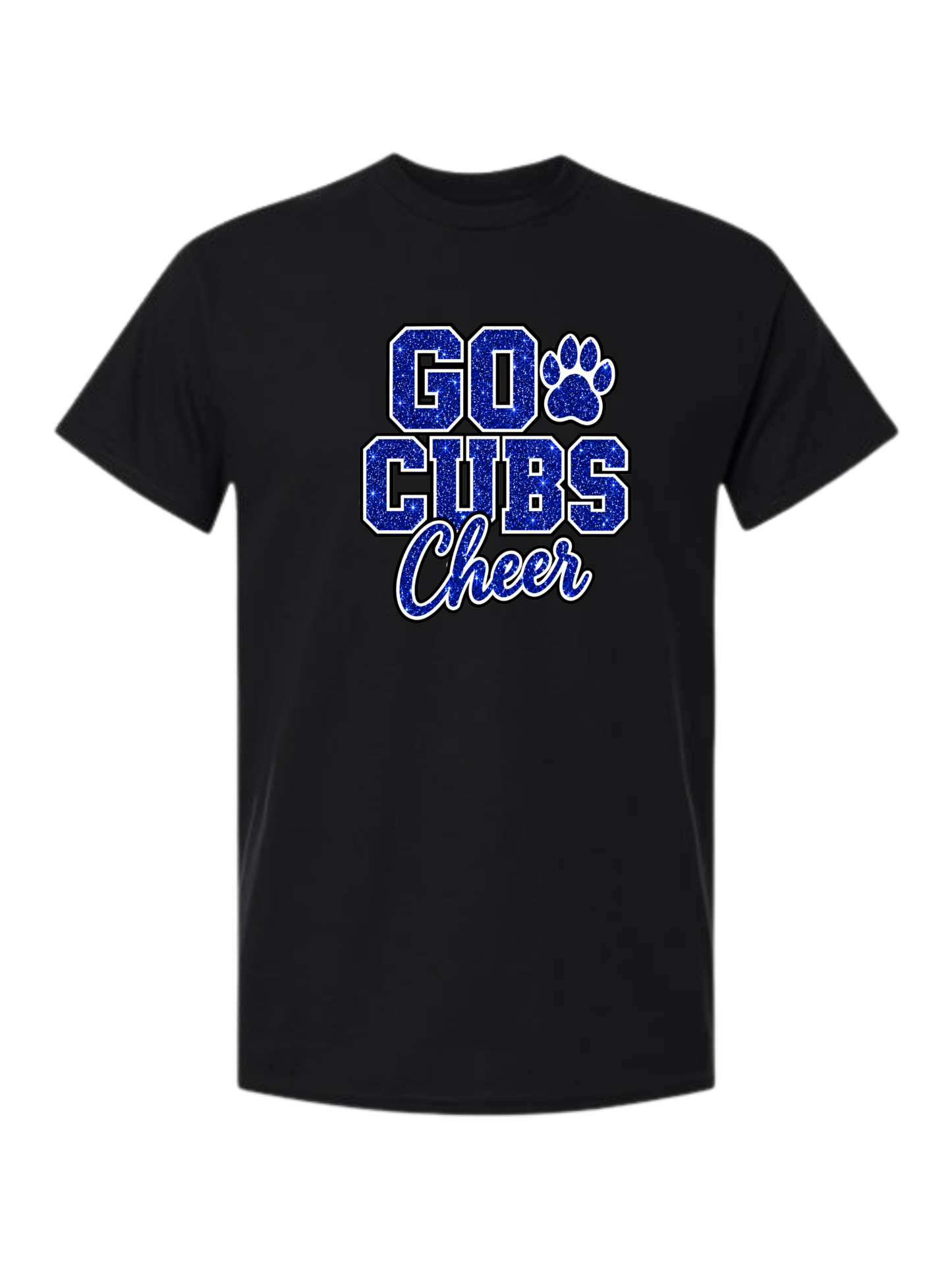 Design #5: Faux Glitter Go Cubs