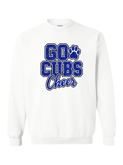 Design #5: Faux Glitter Go Cubs