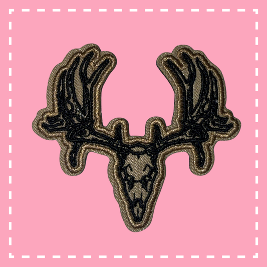Deer Dead Head Patch