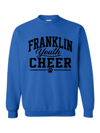 Design #1: Black Franklin Youth Cheer