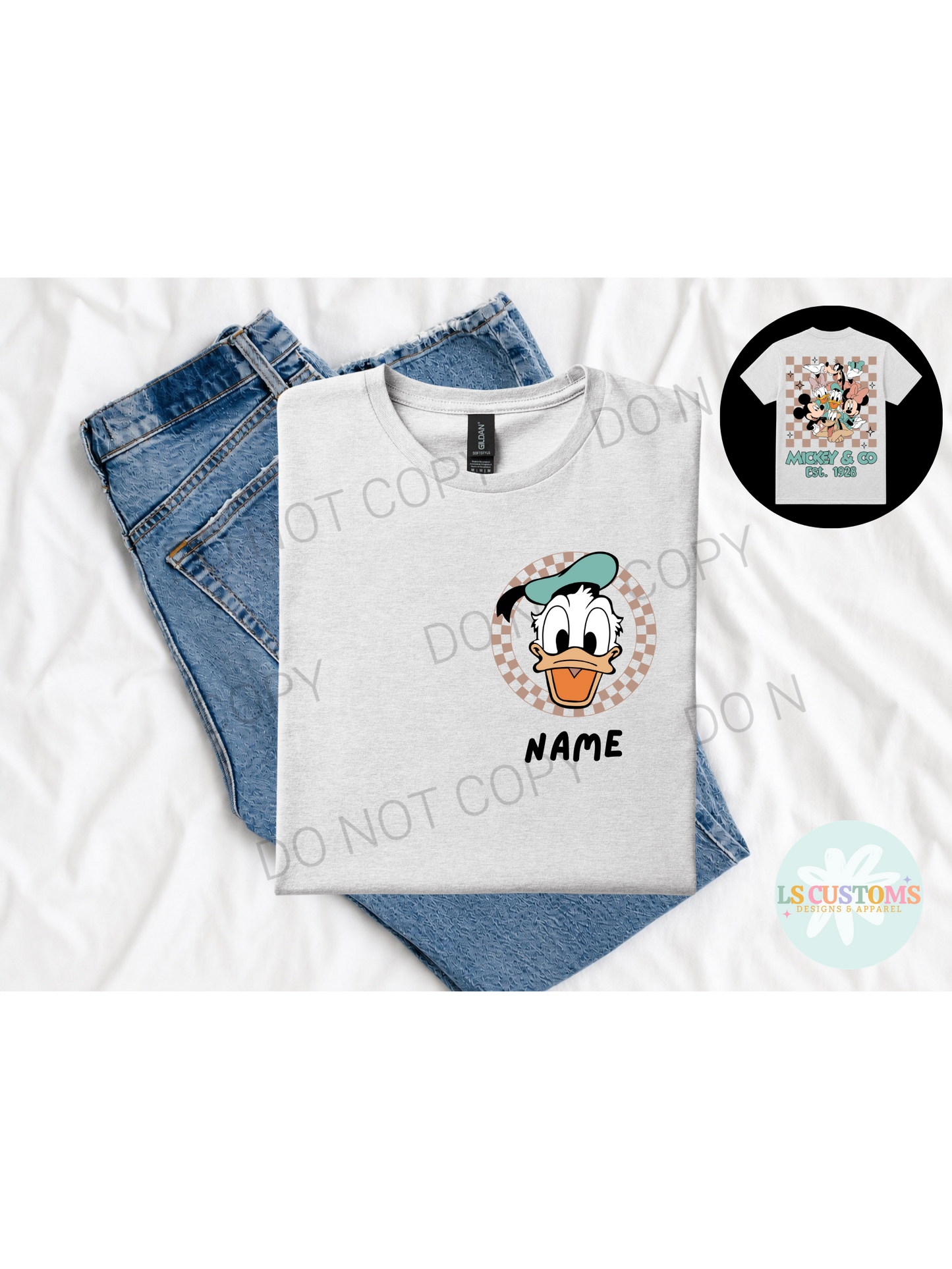 Mickey and Friends Custom Name