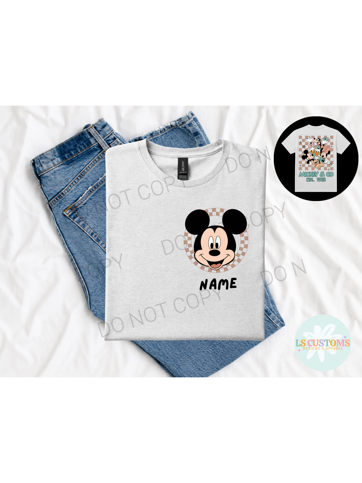 Mickey and Friends Custom Name