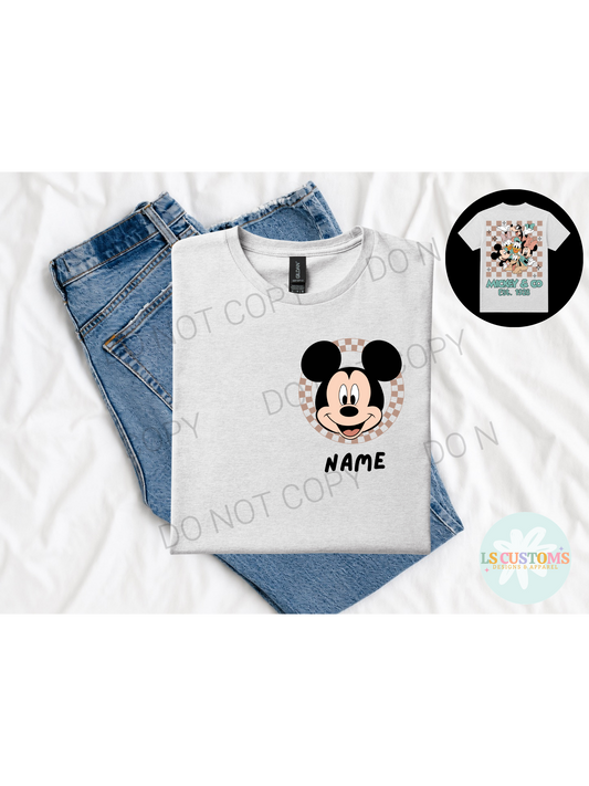 Mickey and Friends Custom Name