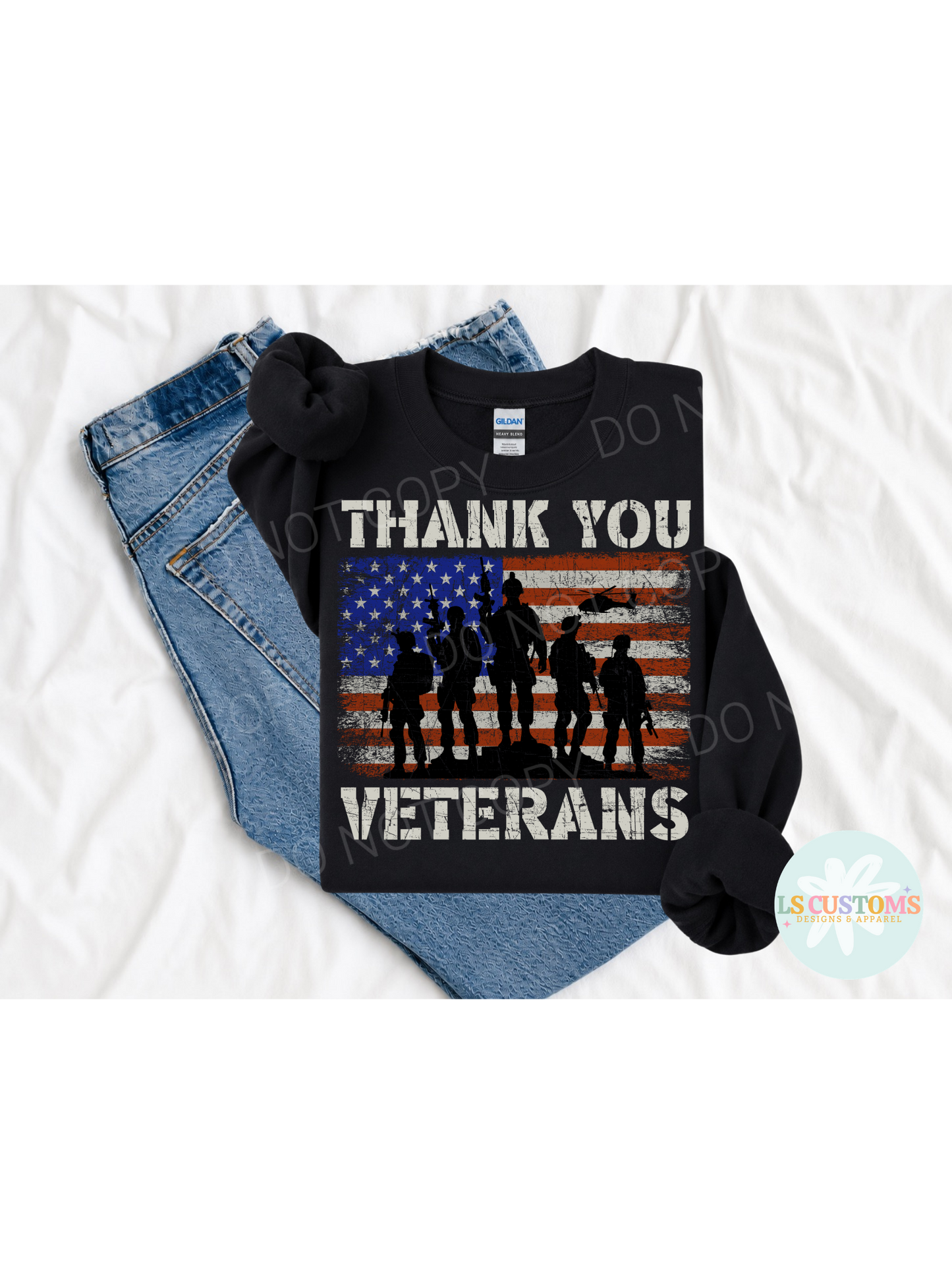 Thank you Veterans: 2 Color Options