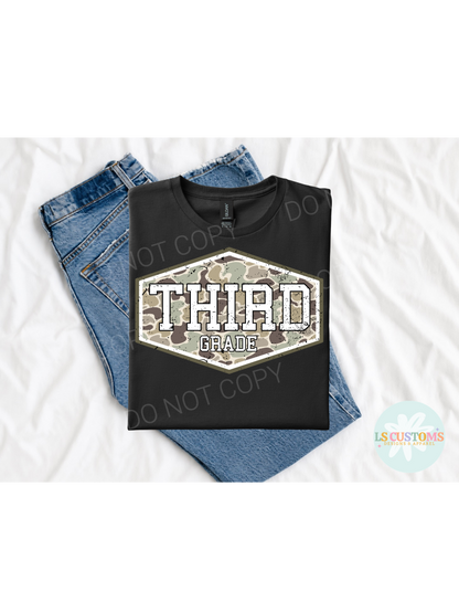Camo Grade Level: 6 Options
