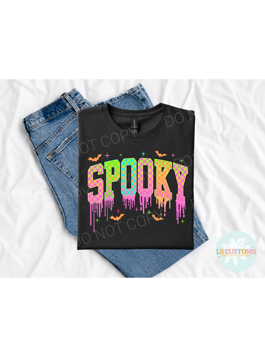 Checkered Spooky Drip