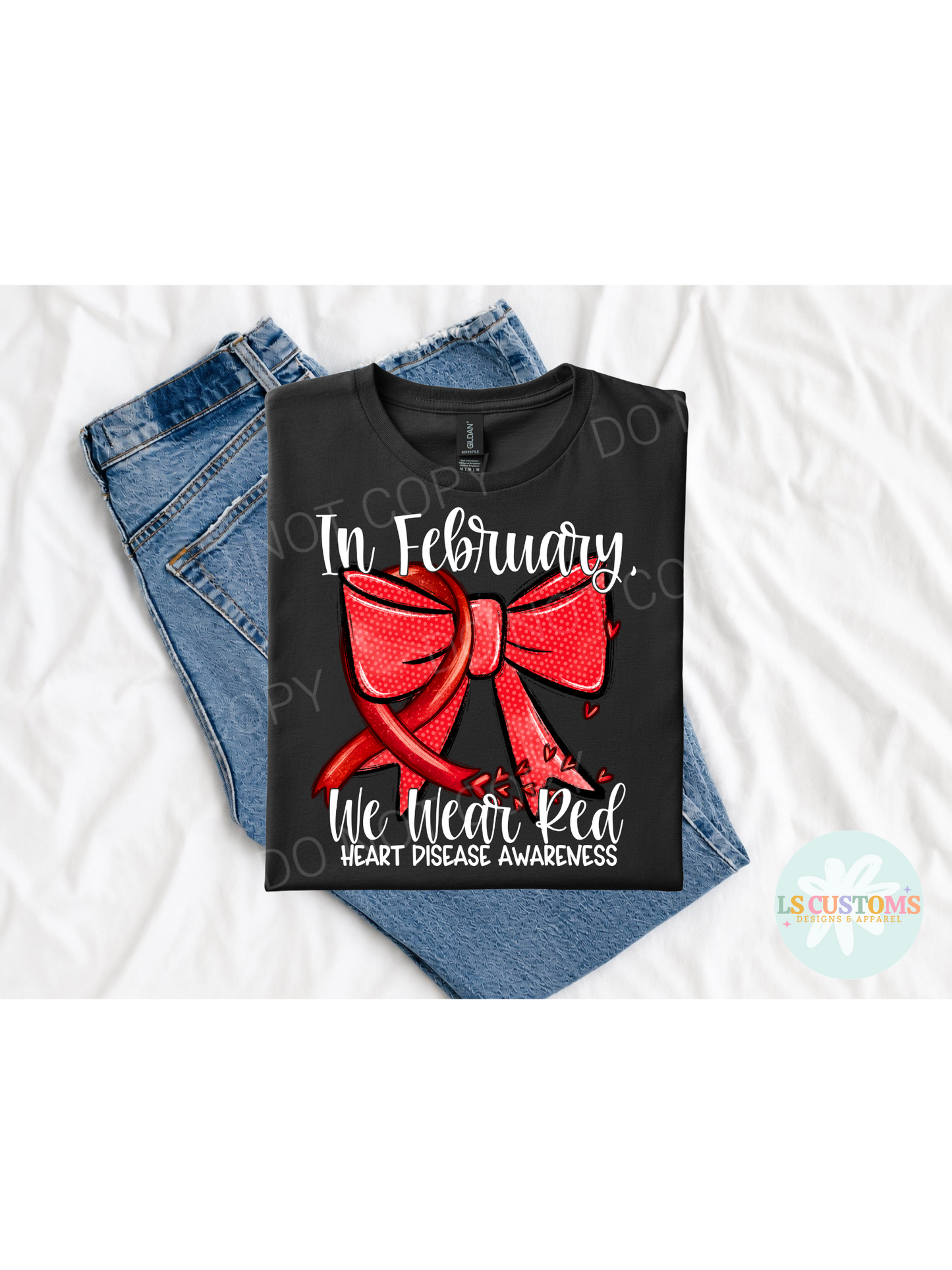 Heart Disease Awareness: 2 Color Options