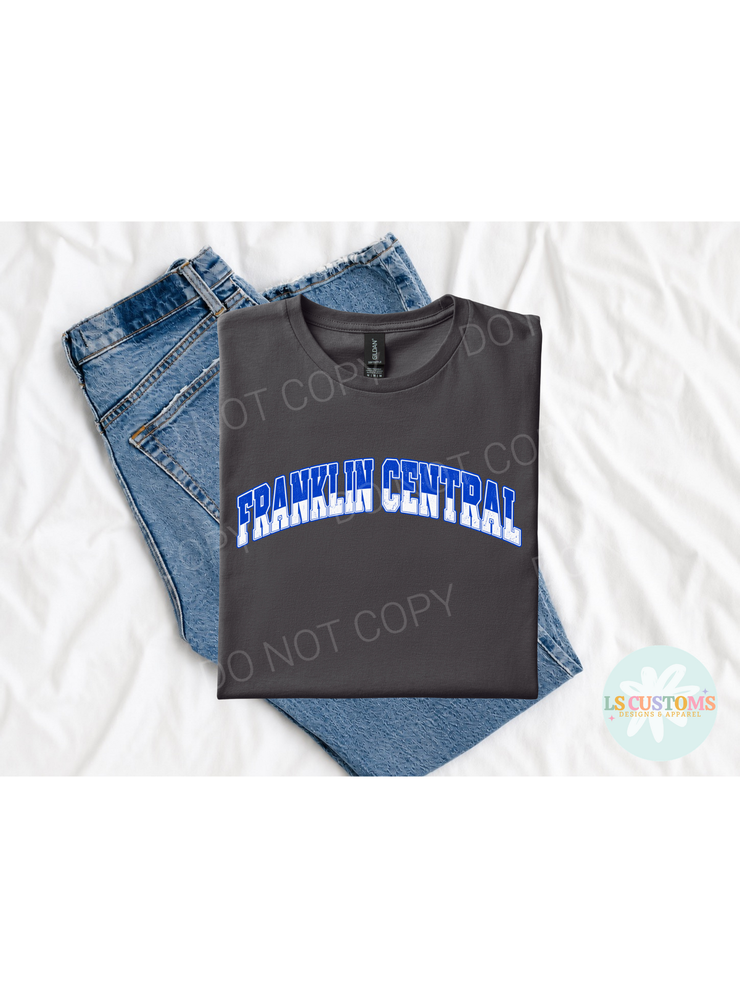 School Spirit Distressed School (no apparel)