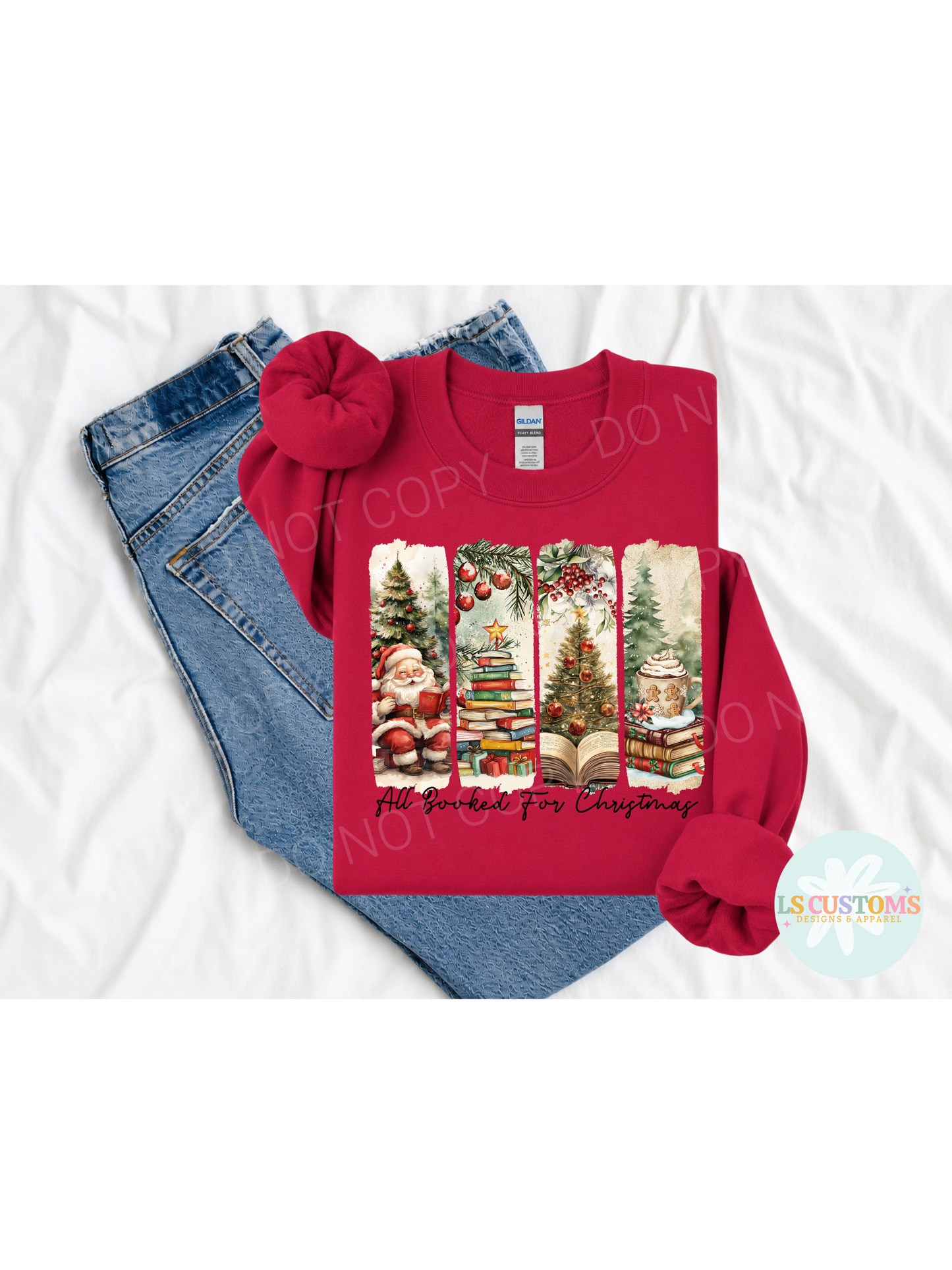 All Booked for Christmas: 2 Color Options