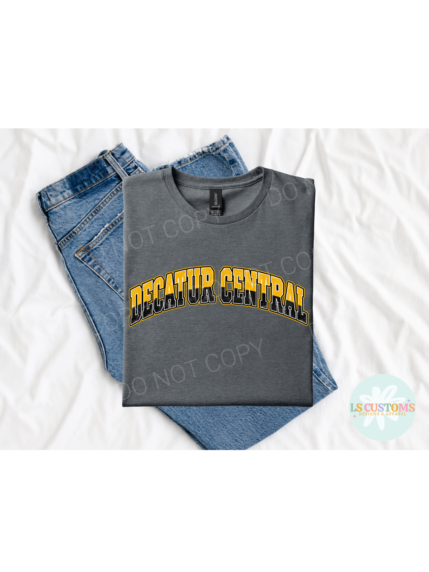 School Spirit Distressed School (no apparel)