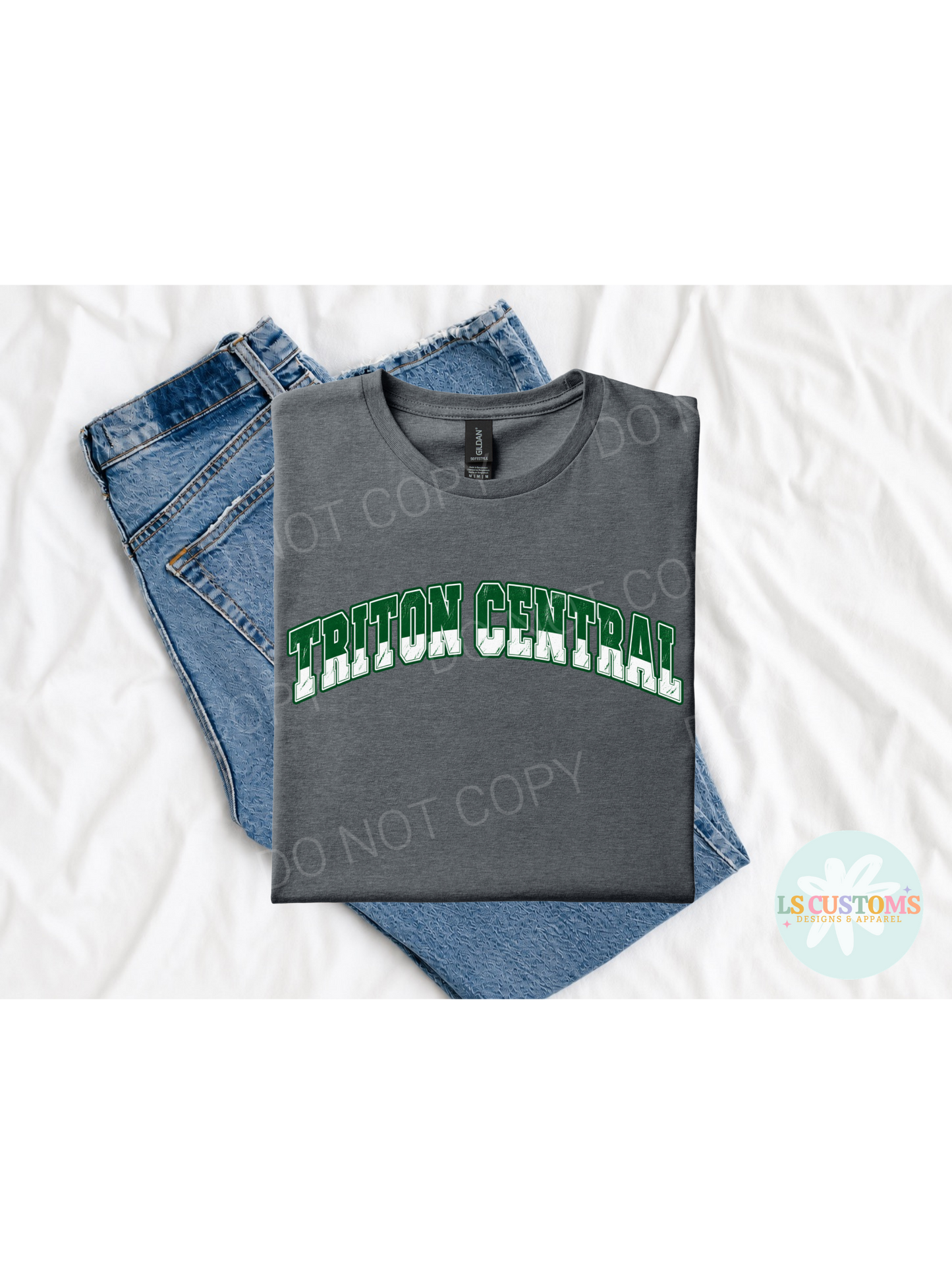 School Spirit Distressed School (no apparel)