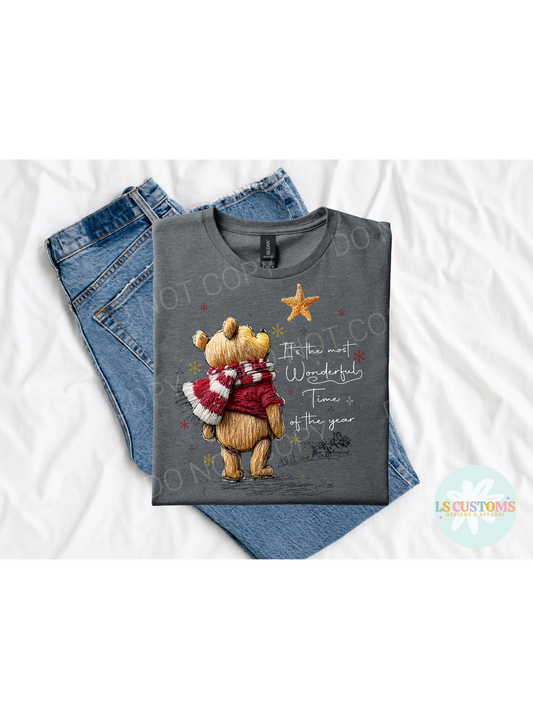 Pooh Most Wonderful Time: 2 Color Options