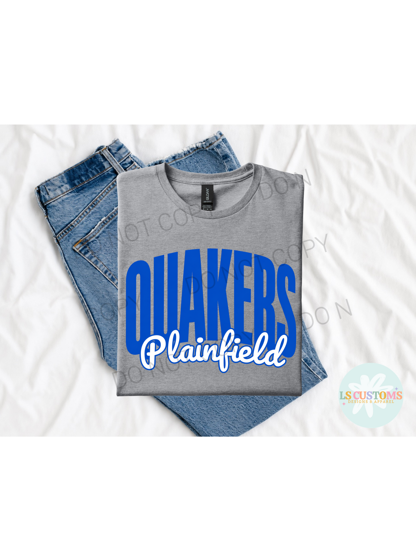 School Spirit Outline: 2 Outline Options (no apparel)