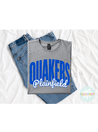 School Spirit Outline: 2 Outline Options (no apparel)