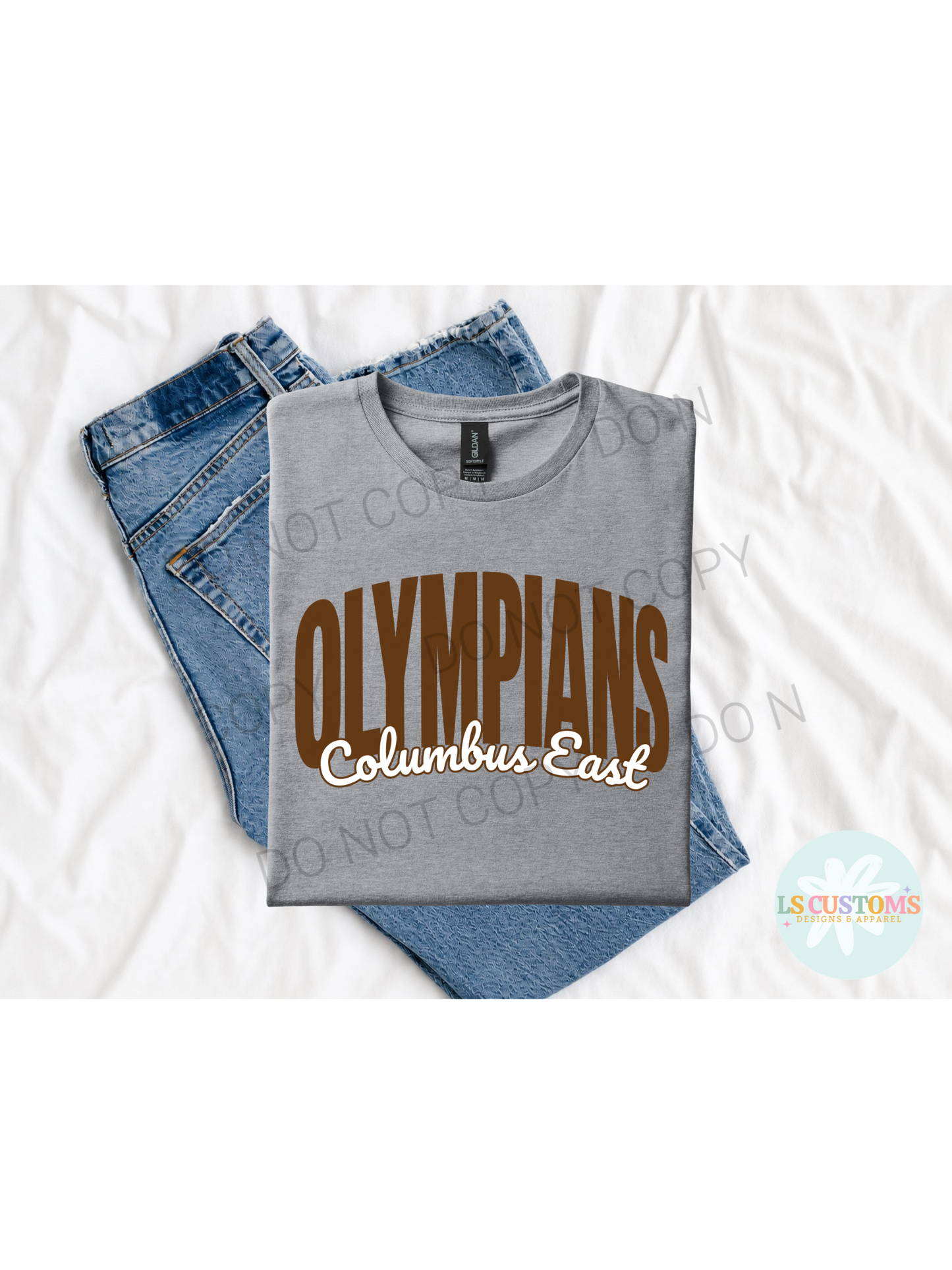 School Spirit Outline: 2 Outline Options (no apparel)