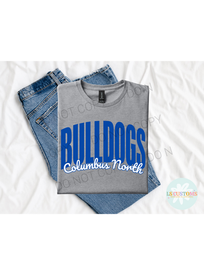 School Spirit Outline: 2 Outline Options (no apparel)