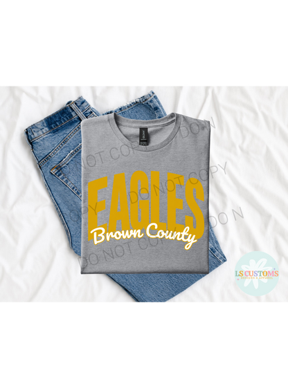 School Spirit Outline: 2 Outline Options (no apparel)