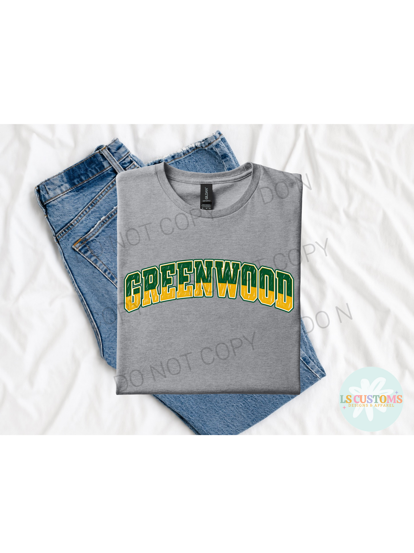 School Spirit Distressed School (no apparel)