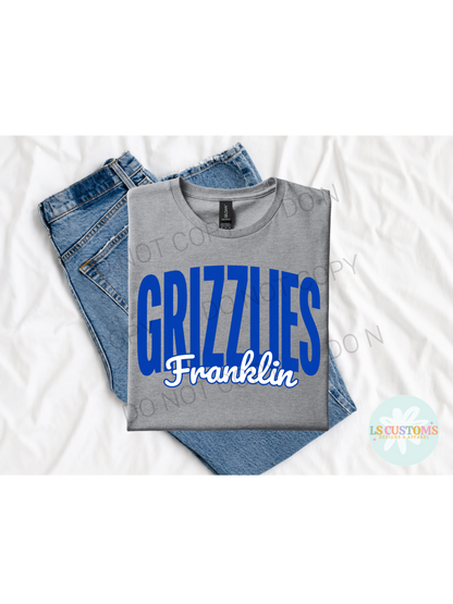 School Spirit Outline: 2 Outline Options (no apparel)