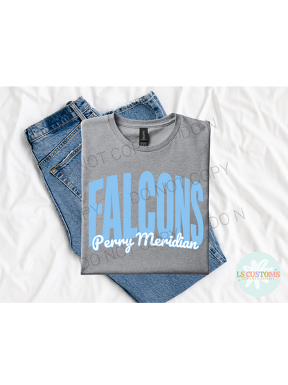 School Spirit Outline: 2 Outline Options (no apparel)
