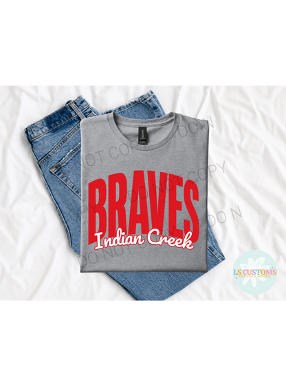 School Spirit Outline: 2 Outline Options (no apparel)
