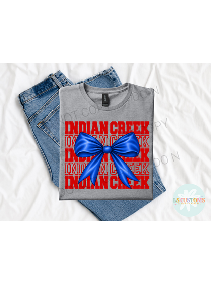 School Spirit Stacked Bow