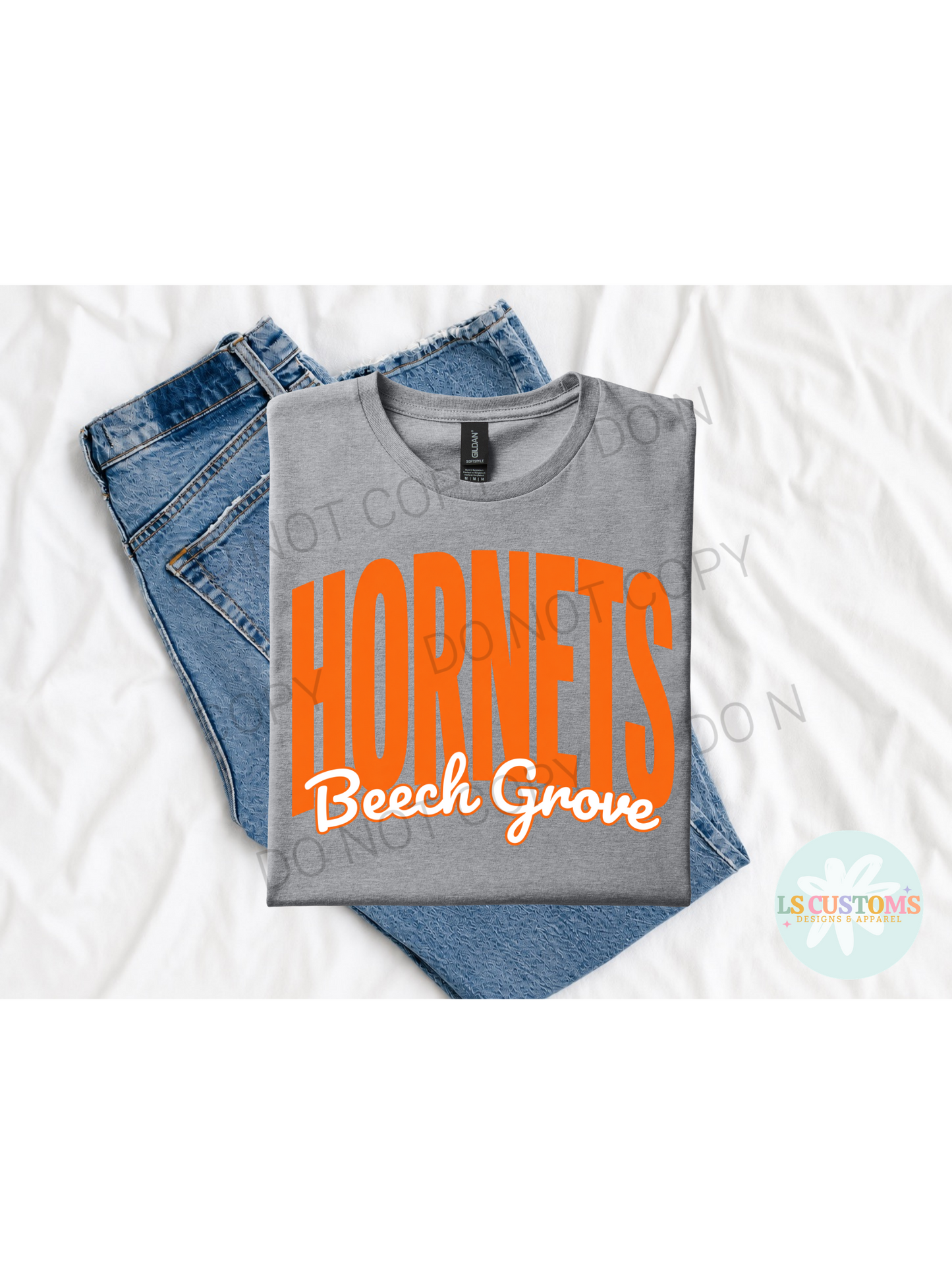 School Spirit Outline: 2 Outline Options (no apparel)