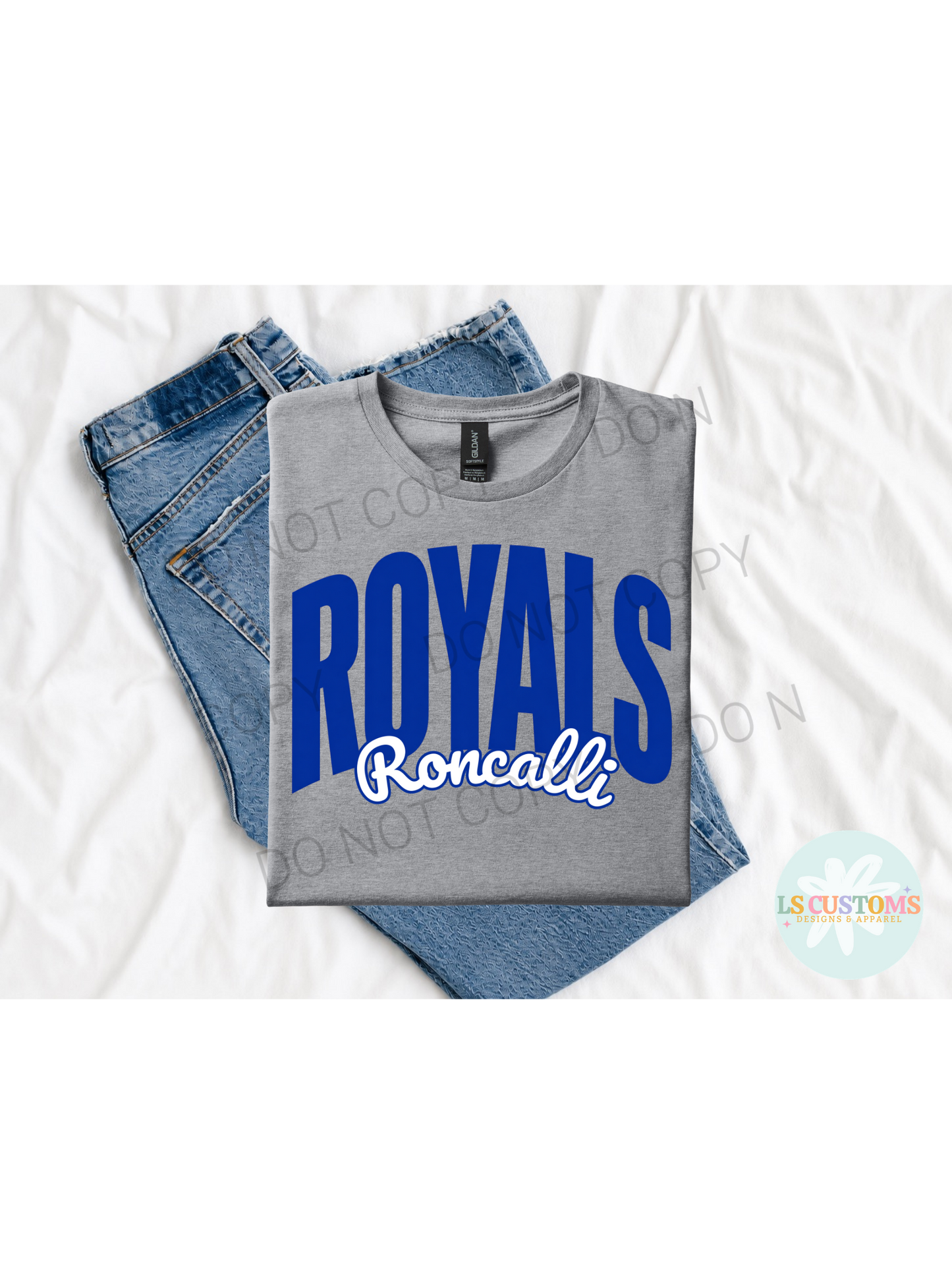 School Spirit Outline: 2 Outline Options (no apparel)