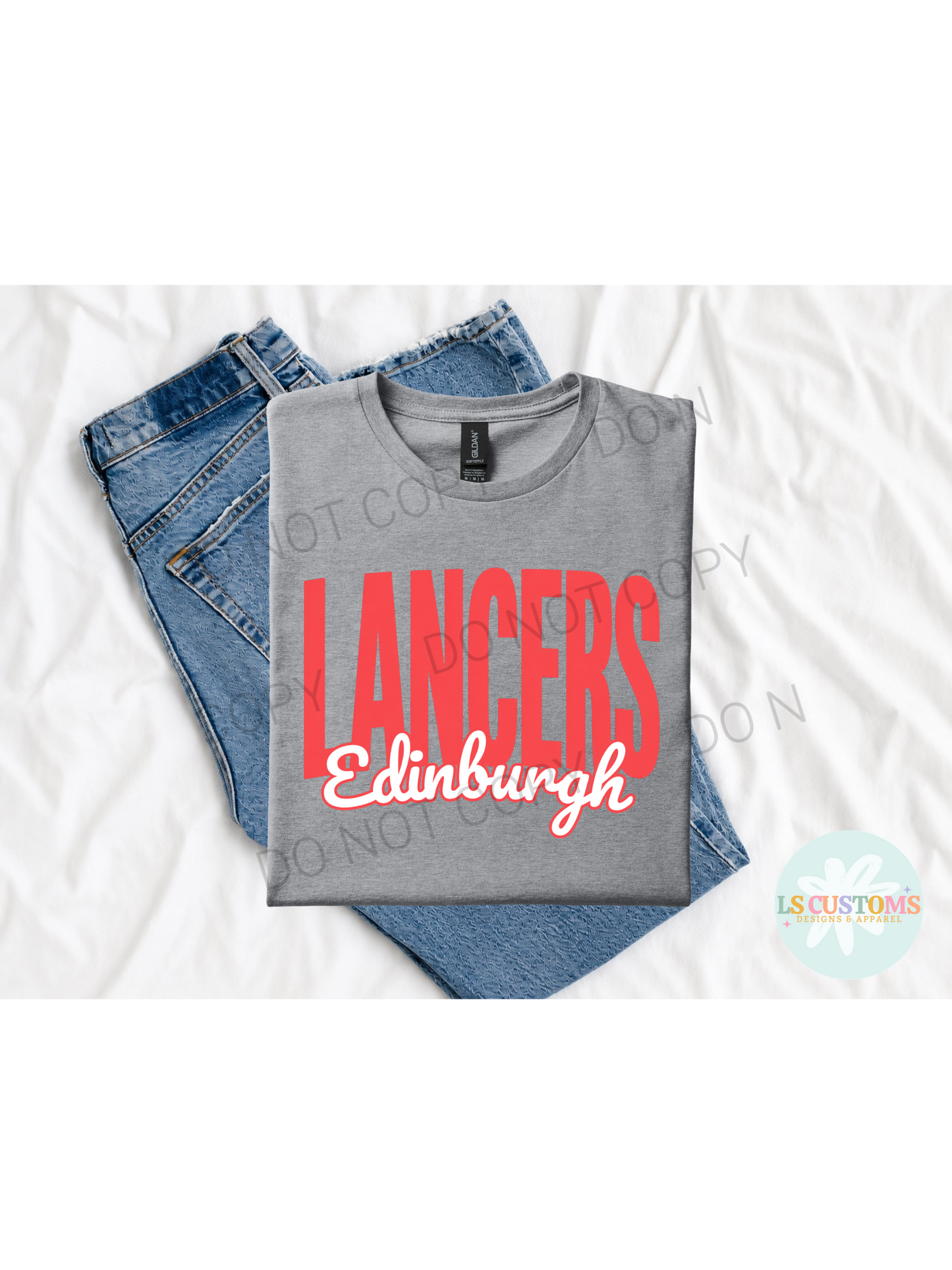 School Spirit Outline: 2 Outline Options (no apparel)