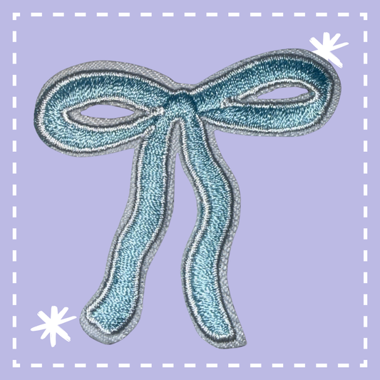 Bow Patch: Light Blue