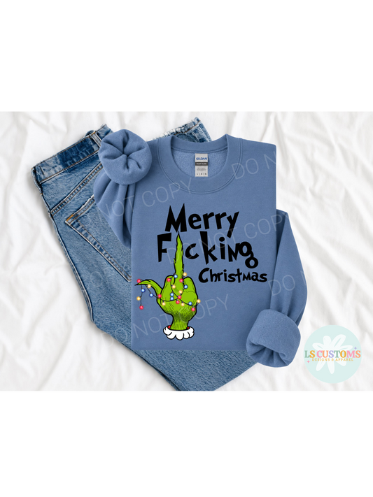 Merry F****** Christmas Green Man