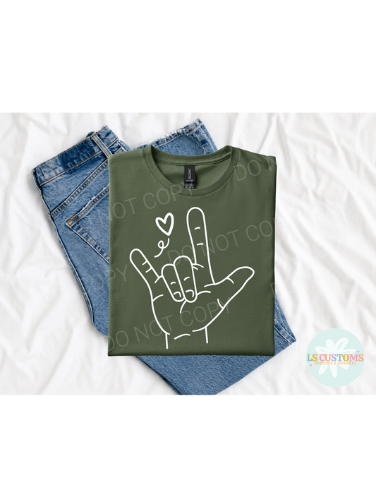 Sign Language I Love You