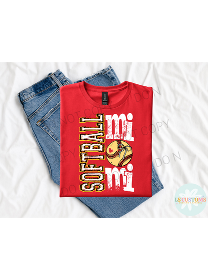 Softball Mimi: 2 Color Options