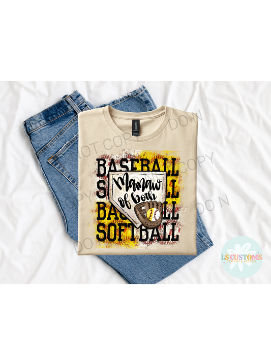 Mamaw of Both Baseball/Softball