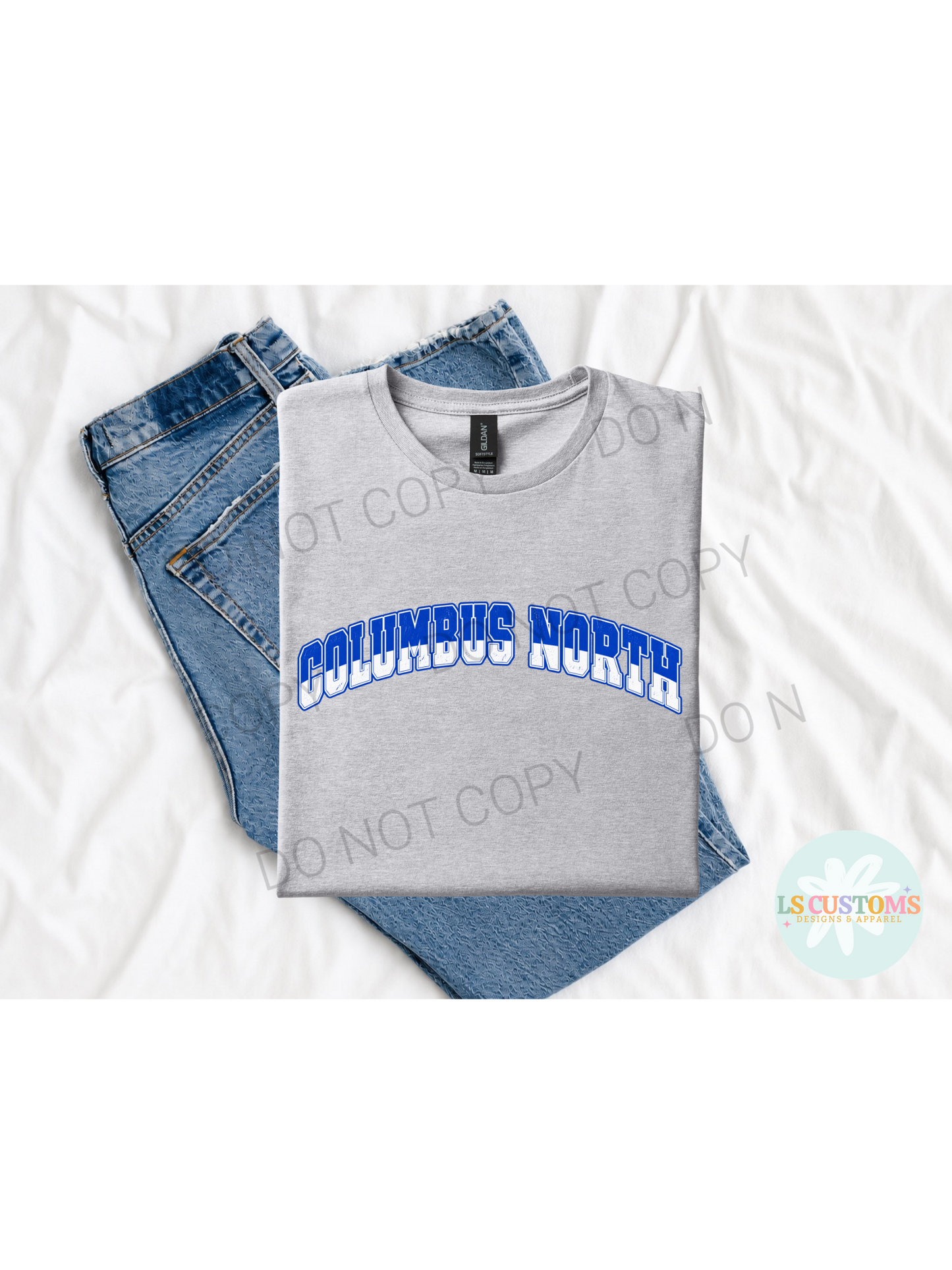 School Spirit Distressed School (no apparel)