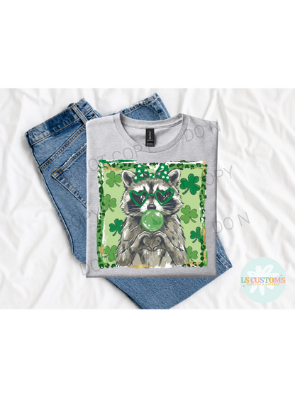 St. Patricks Day Raccoon: 2 Options