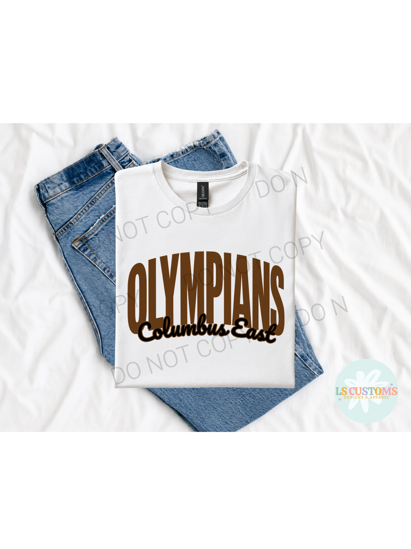School Spirit Outline: 2 Outline Options (no apparel)