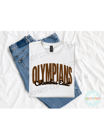 School Spirit Outline: 2 Outline Options (no apparel)