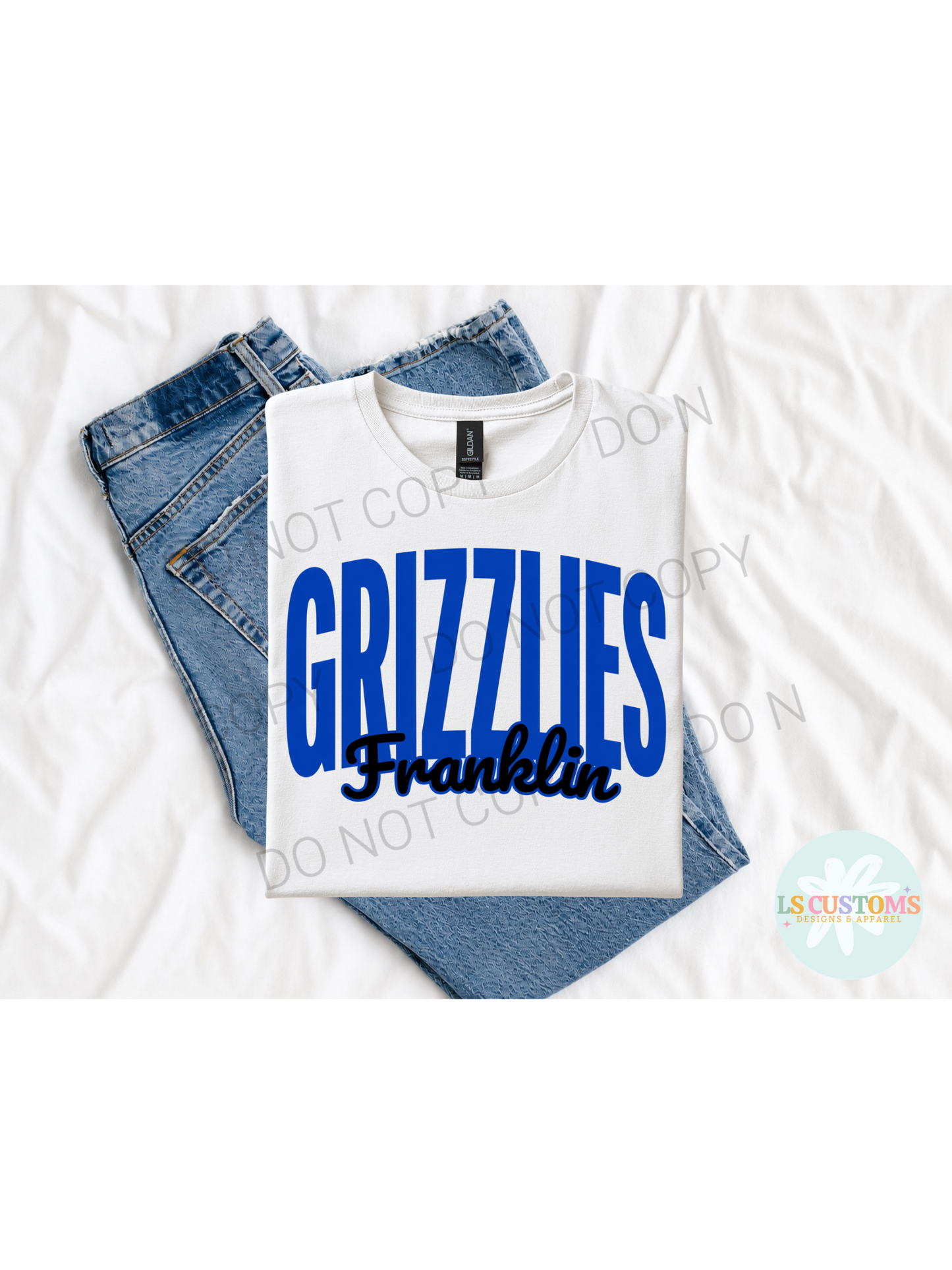 School Spirit Outline: 2 Outline Options (no apparel)
