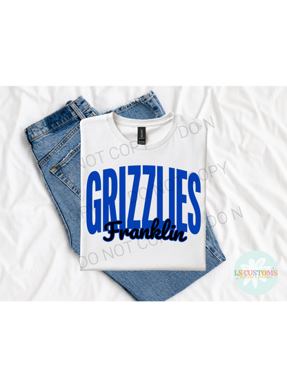 School Spirit Outline: 2 Outline Options (no apparel)