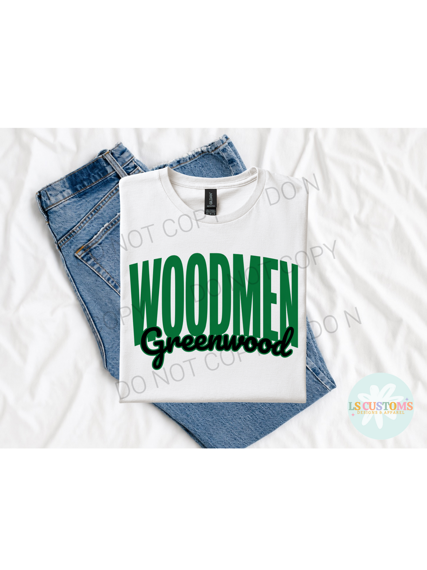School Spirit Outline: 2 Outline Options (no apparel)