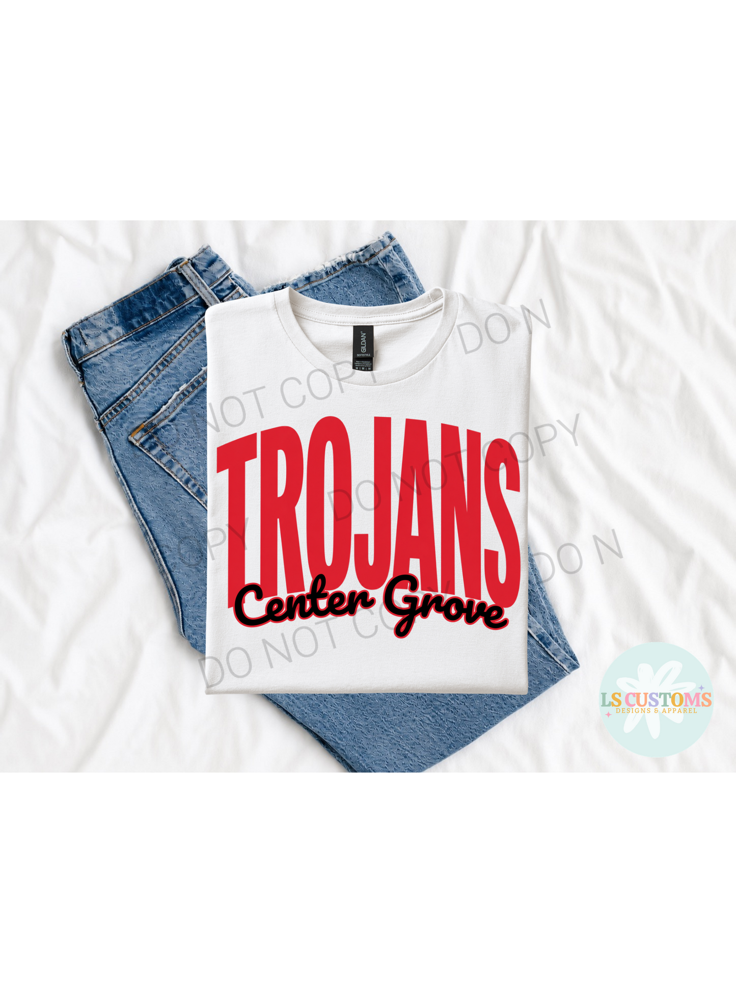 School Spirit Outline: 2 Outline Options (no apparel)