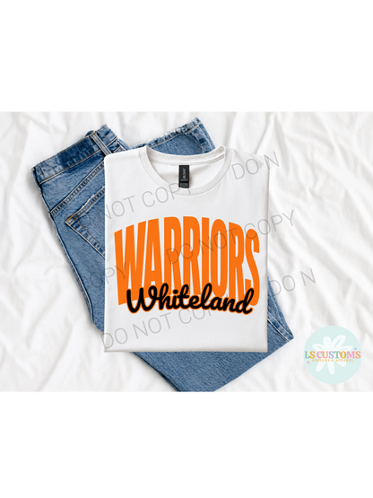 School Spirit Outline: 2 Outline Options (no apparel)